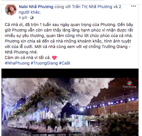 Nhã Phương,Trường Giang,sao Việt